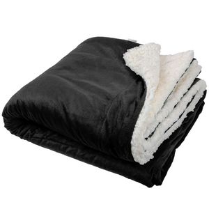 Dual Layer Soft Micro Mink Sherpa Blankets 50" X 60"