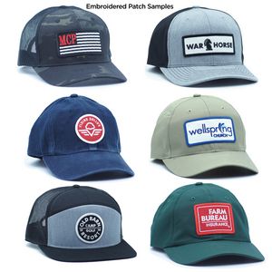 Richardson 115 Low-Profile Structured Trucker Hat with Embroidered Patch