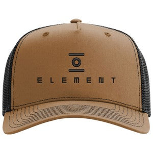 Richardson 112FPC 5-Panel Champ Trucker Hat w/Leatherette Adhesive Patches or Embroidery