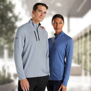 Callaway® Wind & Water Resistant UPF 50+ Women's 1/4-Zip Pullover with Custom Logo