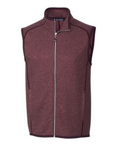 Cutter & Buck Mainsail Sweater-Knit Mens Full Zip Vest
