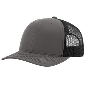 Charcoal Gray/Black Blank Angled View