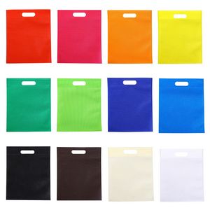 Heat Sealed Non Woven Die Cut Bag (10"x14")