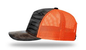 Realtree Edge/Neon Orange Blank Side View