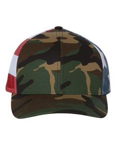 Green Camo/Stars & Stripes