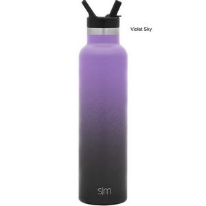24 oz Simple Modern® Stainless Steel Insulated Ascent Water Bottle w/ Straw Lid