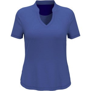 Callaway® Moisture Wicking Fine Line Stripe Women's Golf Polo Shirt with Custom Logo