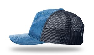 Realtree Fishing Lt. Blue/Navy Blue Blank Side View