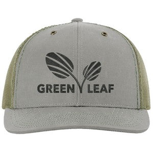 Richardson 112WF Freemont Adjustable Trucker Hat w/Leatherette Adhesive Patches or Embroidery