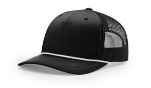 Black/White Blank Angled View