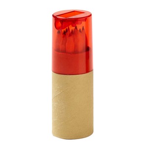 Cardboard Brown/Translucent Red
