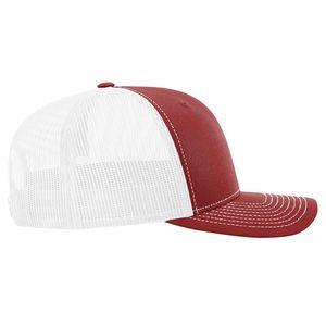 Cardinal Red/White Blank Side View