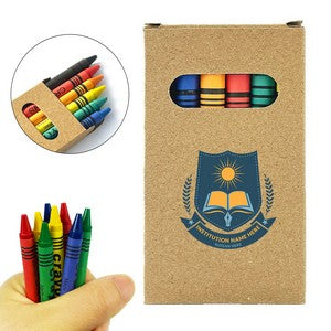 6-piece Color Crayon Set