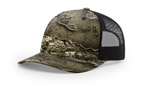 Realtree Excape/Black Blank Angled View
