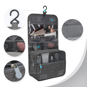Water-Resistant Hanging Toiletry Bag