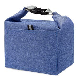 Insulated Lunch Cooler Bag w/ Exterior Pocket & Air Tight Seal
