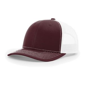 Maroon - White