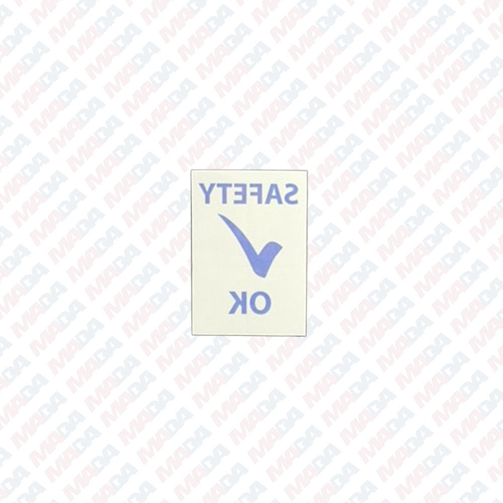 Safety Check OK Decal (100 Pack)