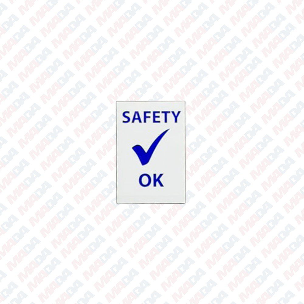 Safety Check OK Decal (100 Pack)