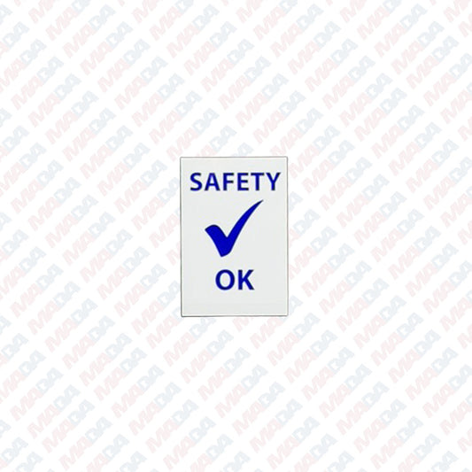 Safety Check OK Decal (100 Pack)