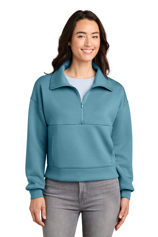 TravisMathew Women's Momentum Shift 1/2-Zip TMA42219