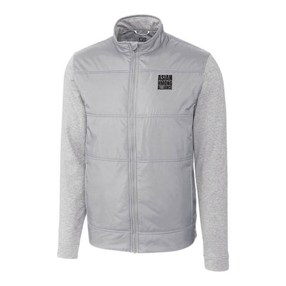 Cutter & Buck Stealth Hybrid Quilted Mens Full Zip Windbreaker Jacket