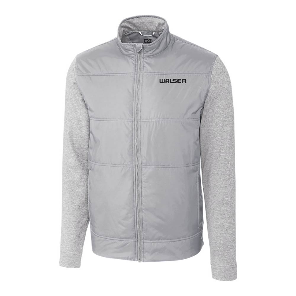 Cutter & Buck Stealth Hybrid Quilted Mens Full Zip Windbreaker Jacket