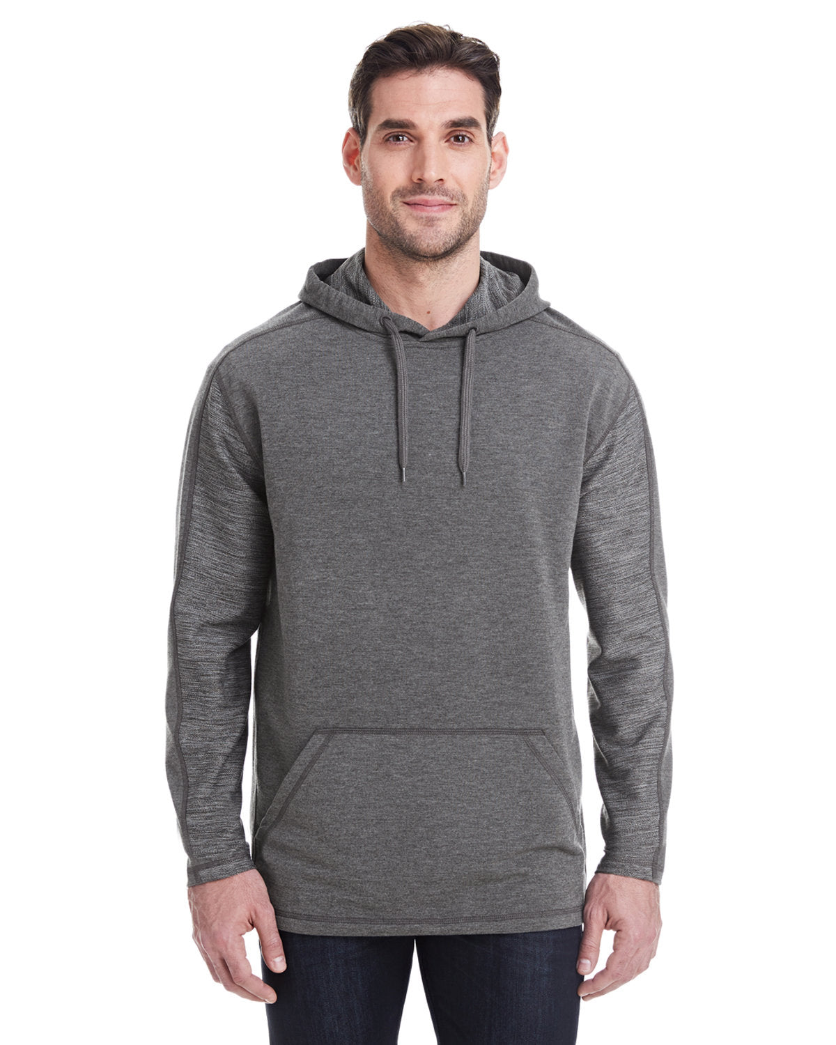 Adult Omega Stretch Hooded Sweatshirt