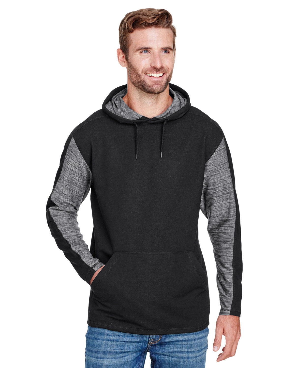 Adult Omega Stretch Hooded Sweatshirt