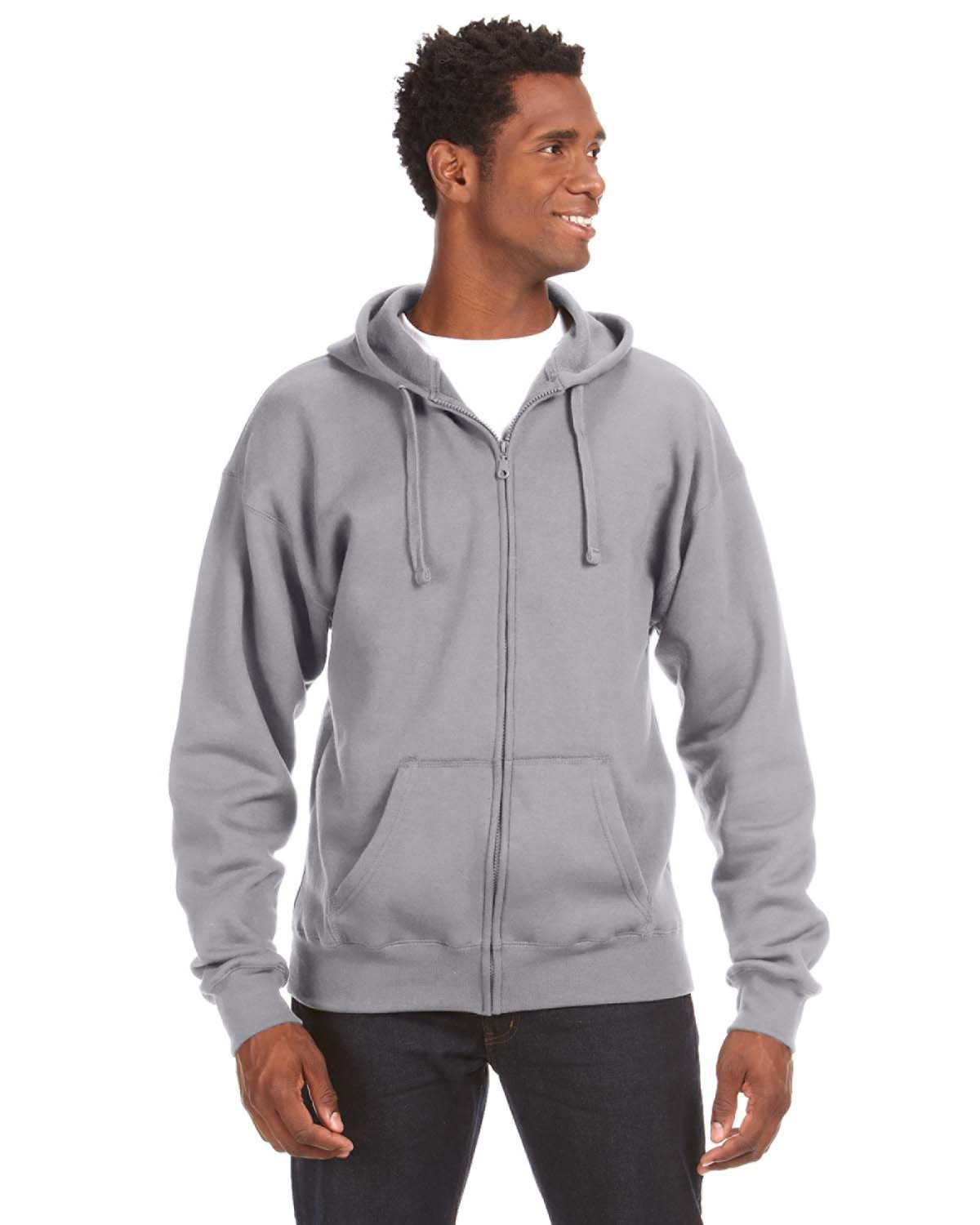 Adult Premium Full-Zip Fleece Hooded Sweatshirt