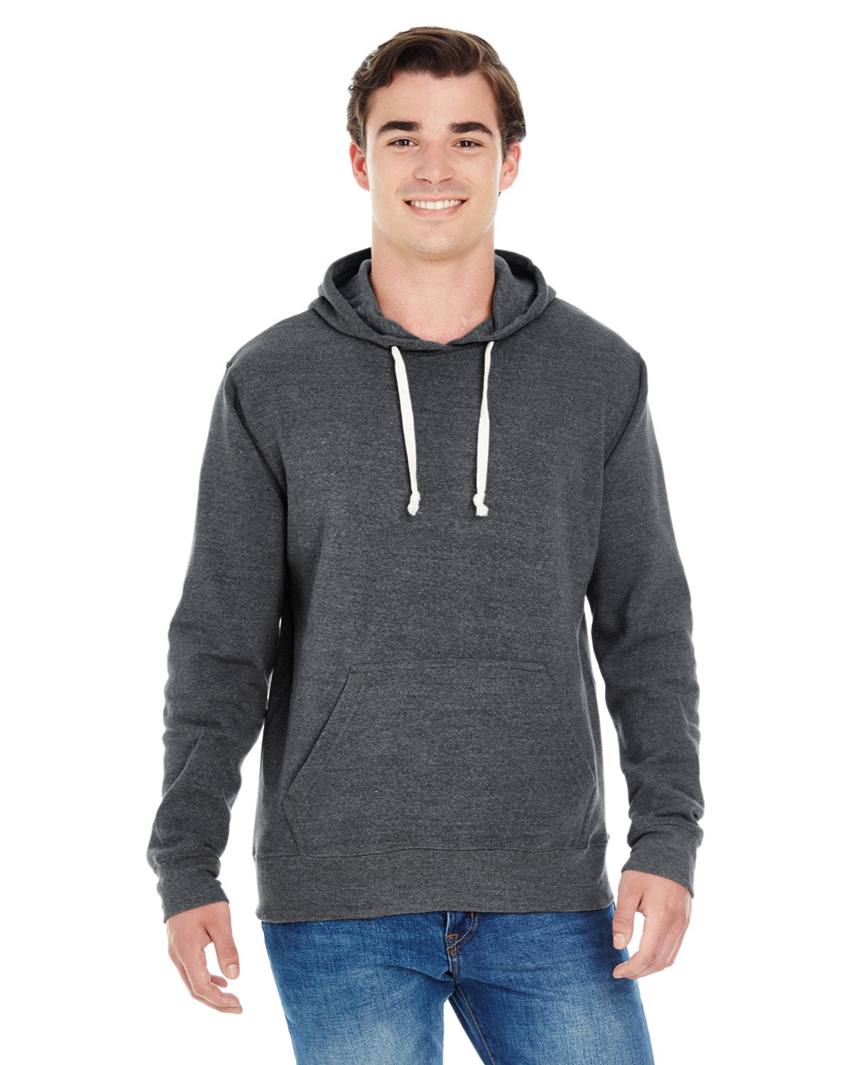 Adult Triblend Pullover Fleece Hooded Sweatshirt