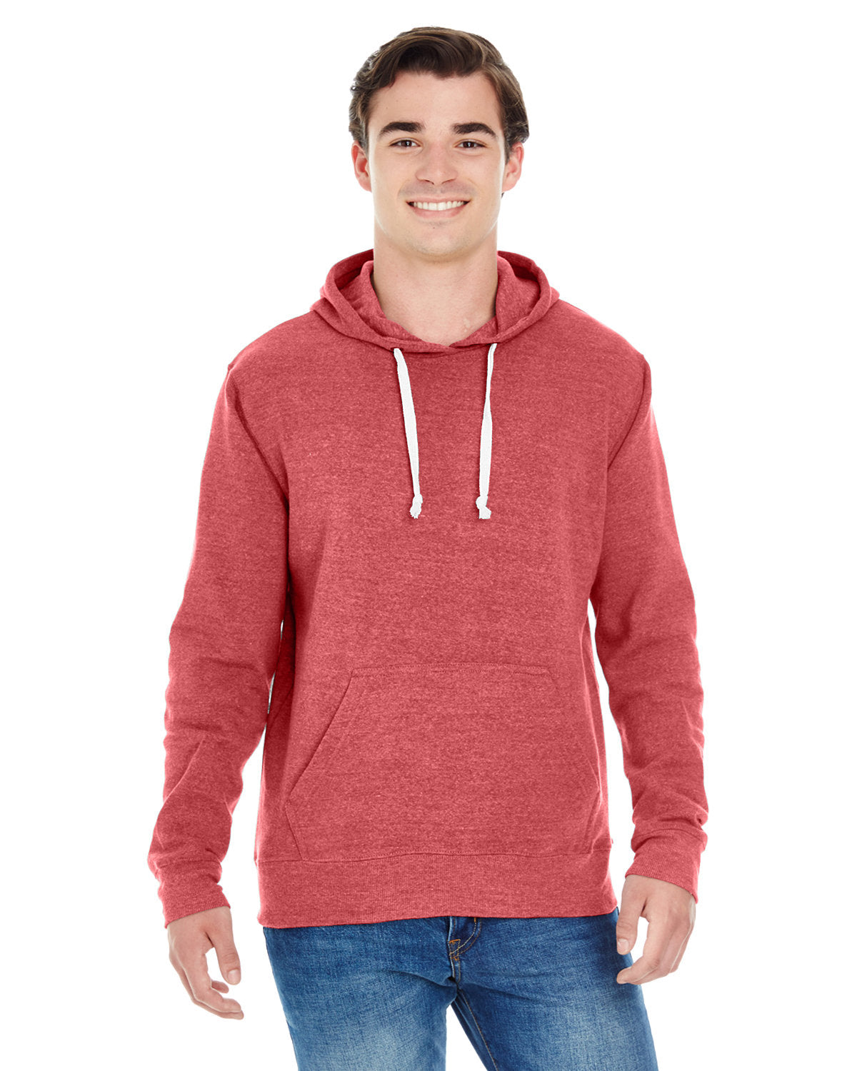 Adult Triblend Pullover Fleece Hooded Sweatshirt