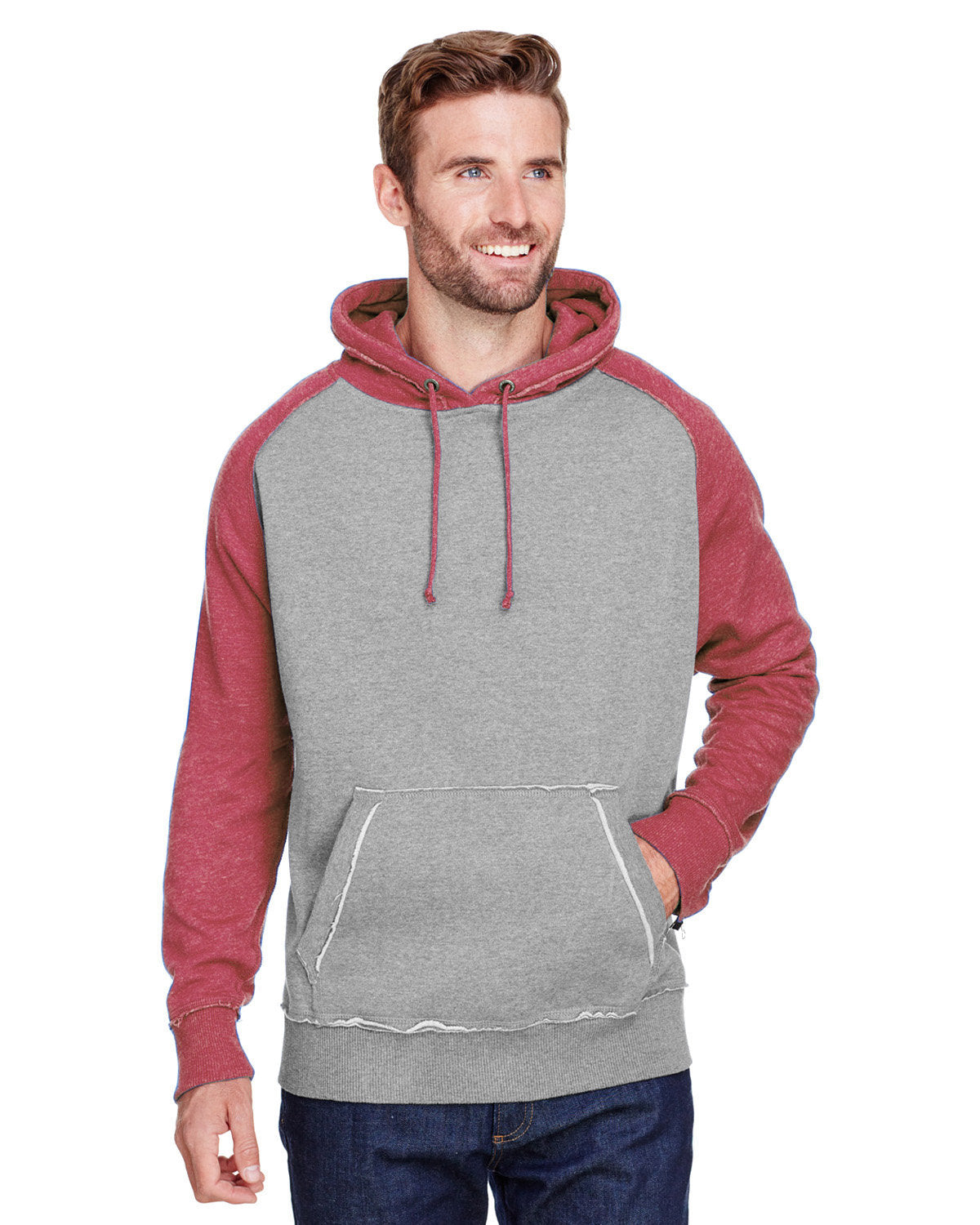 Adult Vintage Heather Pullover Hooded Sweatshirt
