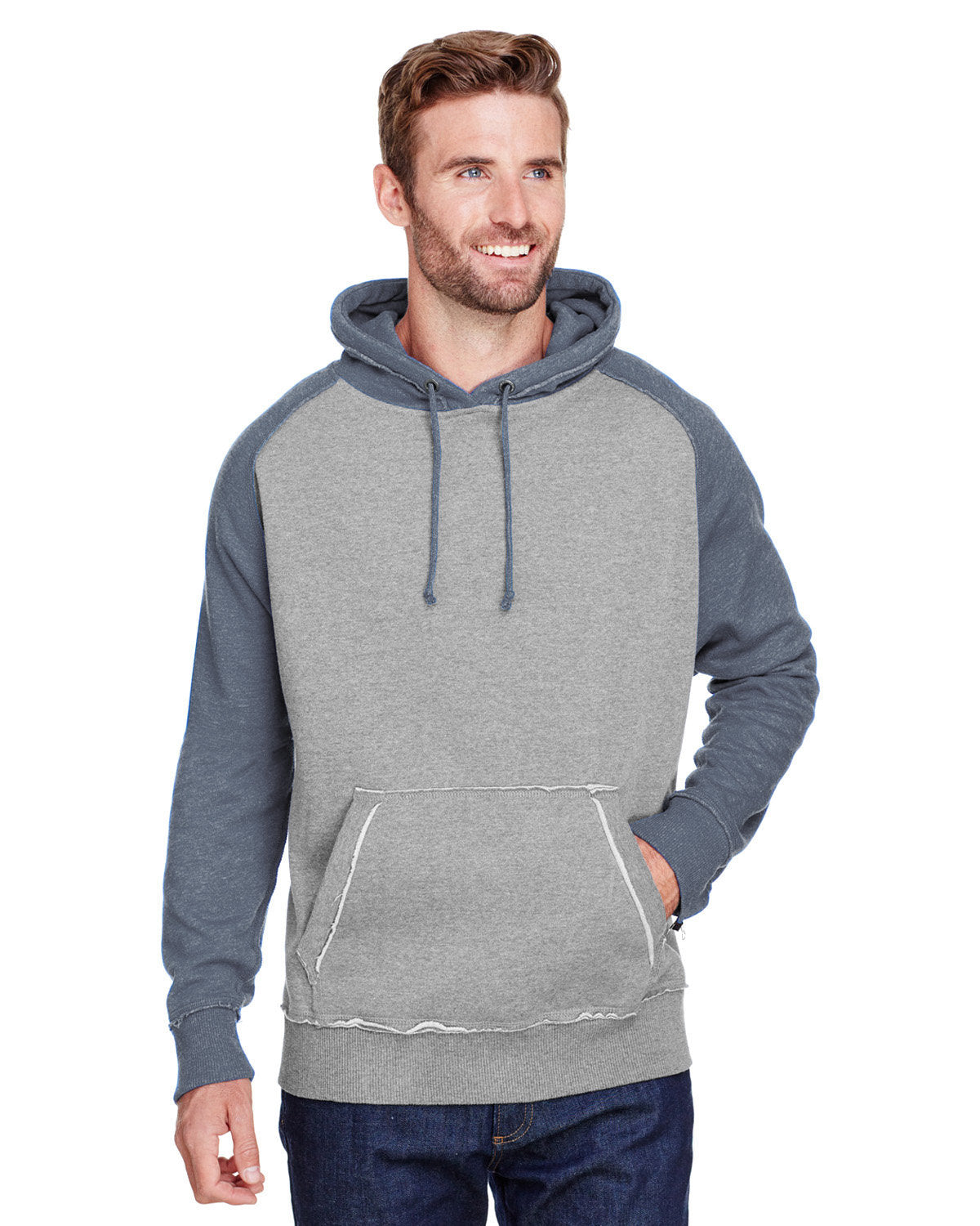 Adult Vintage Heather Pullover Hooded Sweatshirt