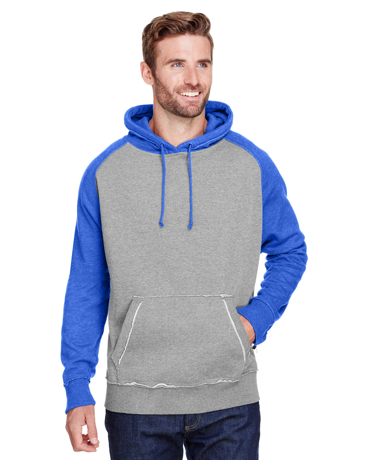 Adult Vintage Heather Pullover Hooded Sweatshirt