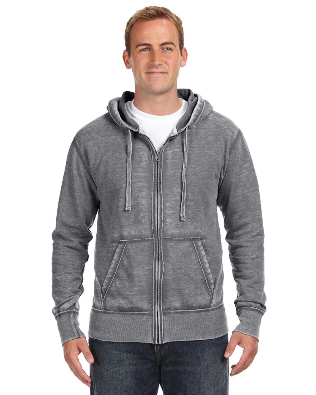 Adult Vintage Zen Full-Zip Fleece Hooded Sweatshirt